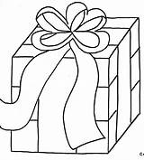Coloring Pages Box Gift Christmas Ribbon Boxes Getdrawings Drawing sketch template