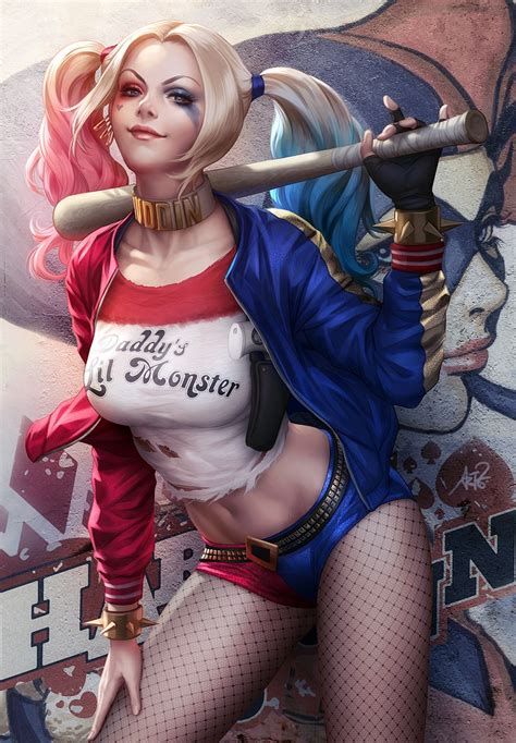 artwork harley quinn short shorts wallpapers hd