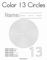 Coloring Color Number Circles Pages Twistynoodle Noodle Twisty Worksheets Built California Usa sketch template