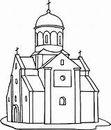 Coloring Church Pages Europe Kids Country Churches Sketches Choose Board Tocolor Color Template sketch template