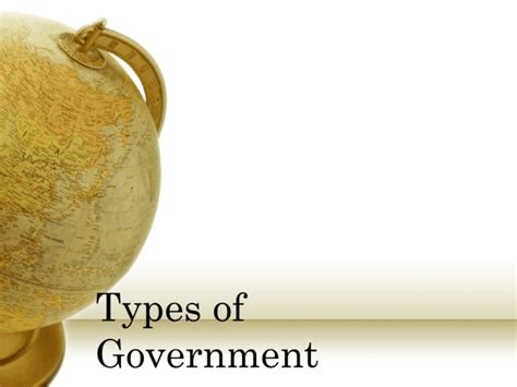 types  government