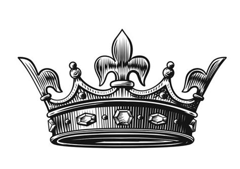 black king crown drawing