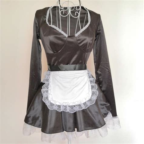 sexy french maid cosplay uniform hot fancy maid women role