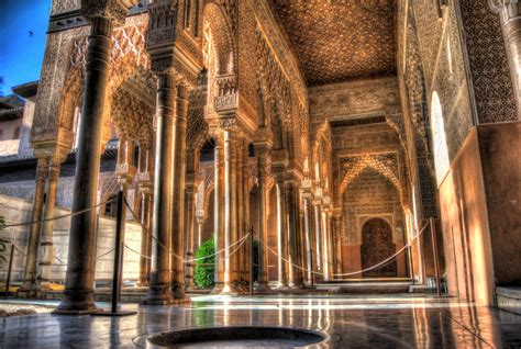 alhambra  arabic fairytale   middle  spain   world