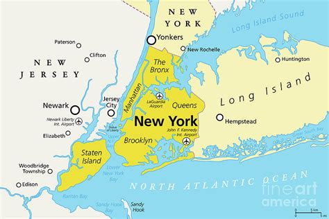 new york city political map manhattan bronx queens