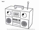 Boombox Draw Drawing Hug Scared Clipart Don Step Dont Im Learn Drawingtutorials101 Tutorials Paintingvalley Webstockreview sketch template