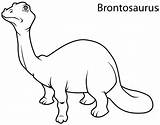 Brontosaurus Coloring Apatosaurus Dinosaur Pages Printable Clipart Getcolorings Kids Library Getdrawings Print Popular Color Dino Sitting Neck Clip Long sketch template