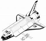Drawing Shuttle Nasa Spaceship Soyuz Vs Getdrawings sketch template