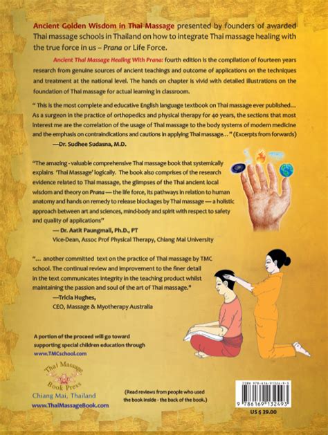 ancient thai massage healing  prana fourth edition thai massage book