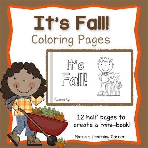 fall coloring pages mamas learning corner