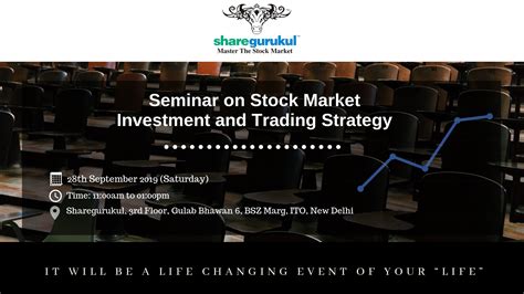 seminar on stock market investment and trading strategy