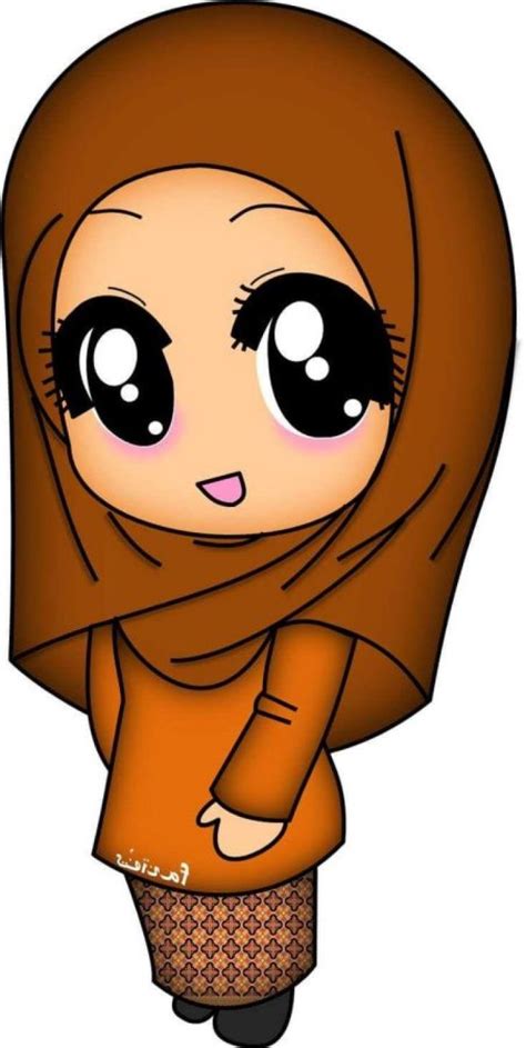 gambar kartun muslimah lucu unik imut terbaru kartun muslimah