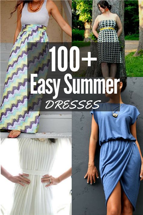 easy summer dresses    sewing loft
