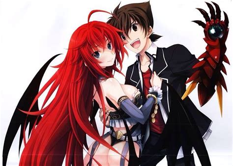 rias and issei high school dxd pinterest schools and