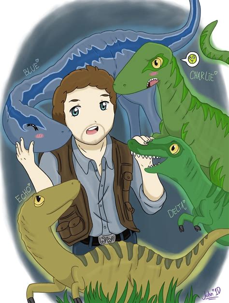Jurassic World Owen Grady And Raptor Squad By