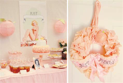 kara s party ideas peaches and pin ups pinups 80th birthday party planning ideas