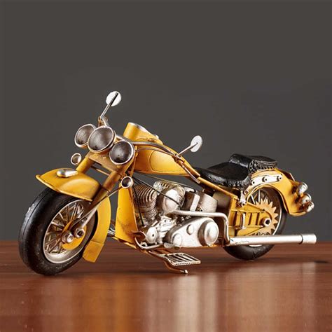 vintage metal craft motorcycle model  trendysweety