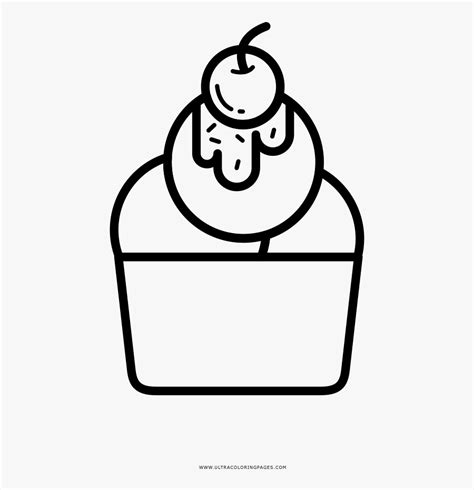ice cream cup coloring page  popular svg design