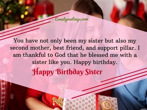 birthday wishes  sister  express unconditional love