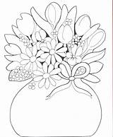 Coloring Pages Flowers Embroidery Choose Board sketch template