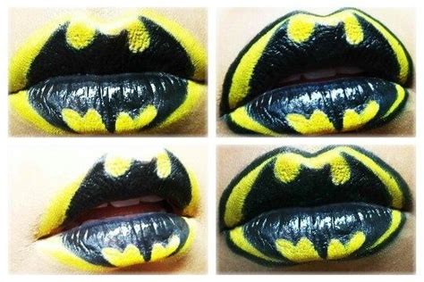 Batman Lips Dc Comics Makeup Nails Hair Makeup Lipstick Designs Eyes