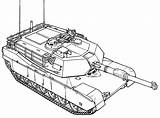 Tank Coloring Pages Military Getdrawings Army sketch template