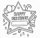Coloring Pages Sheets Birthday Happy Printable Chelas Kids sketch template
