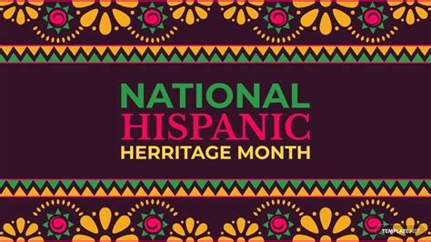 national hispanic heritage month wallpaper background  psd