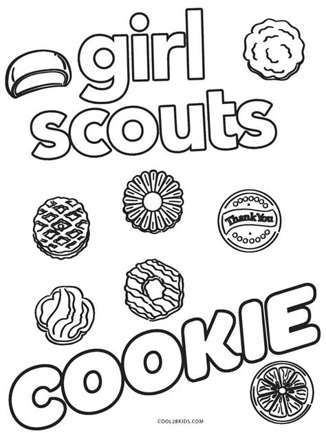 girl scout junior coloring pages