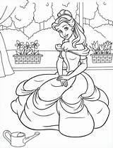 Belle Princesse sketch template