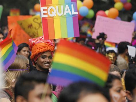 indian lgbt rights activists march at the 8th delhi queer pride parade