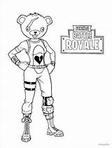 Fortnite Royale Coloriage sketch template