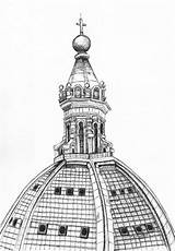 Dome Florence sketch template