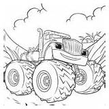 Blaze Coloring Pages Monster Machines Gabby Mechanic Xcolorings sketch template