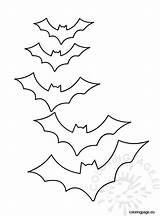 Bat Stencils Stencil Halloween Coloringpage Eu sketch template