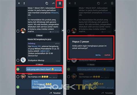 menghapus pesan  telegram unbrickid