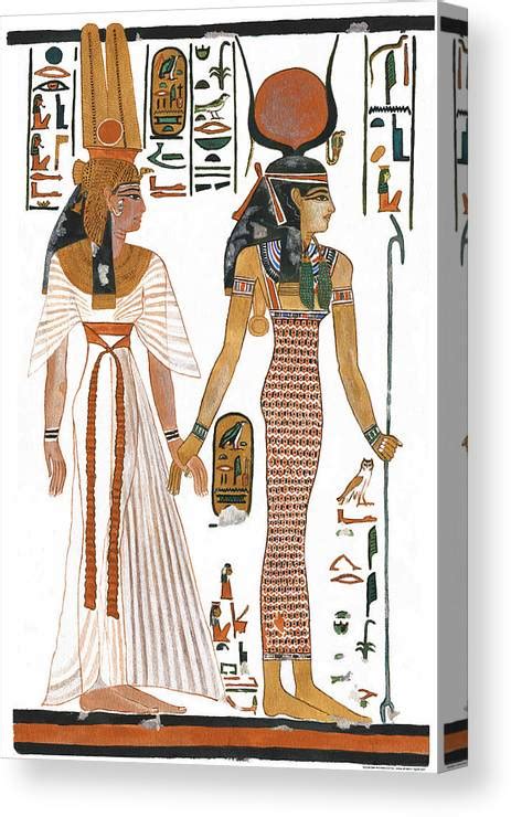 The Ancient Egyptian Goddess Isis Leading Queen Nefertari