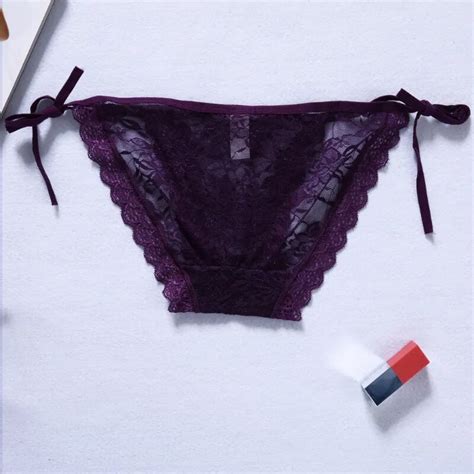 buy new women s sexy tie side bowjnot lace thongs