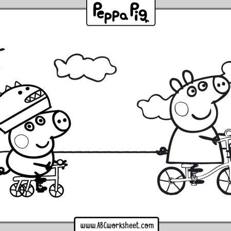 printable peppa pig coloring pages  kids peppa pig coloring pages