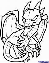 Coloring Dragon Pages Fire Easy Dragons Library Printable Clip sketch template