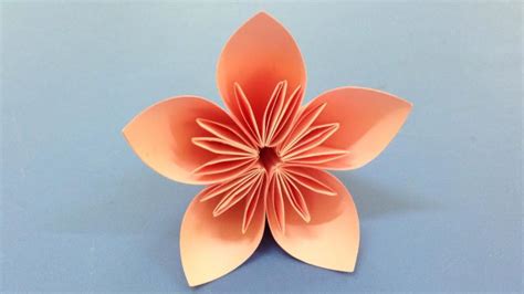 kusudama paper flower easy origami kusu doovi