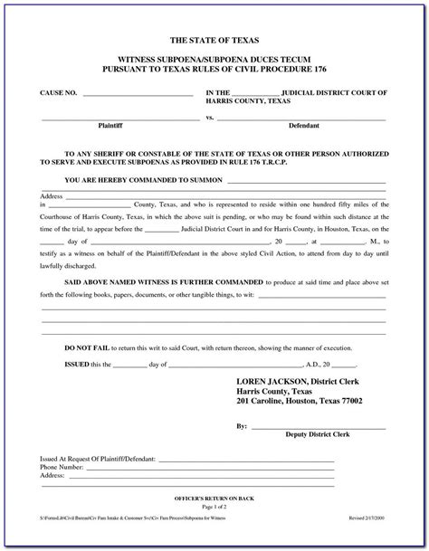 printable divorce forms texas  printable