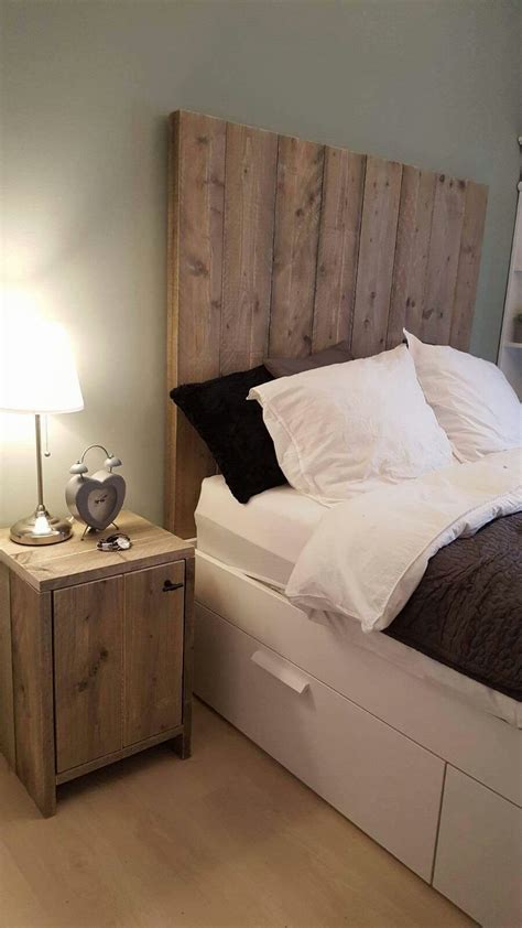 nachtkastje steigerhout slaapkamerideeen nachtkastje zolder slaapkamer
