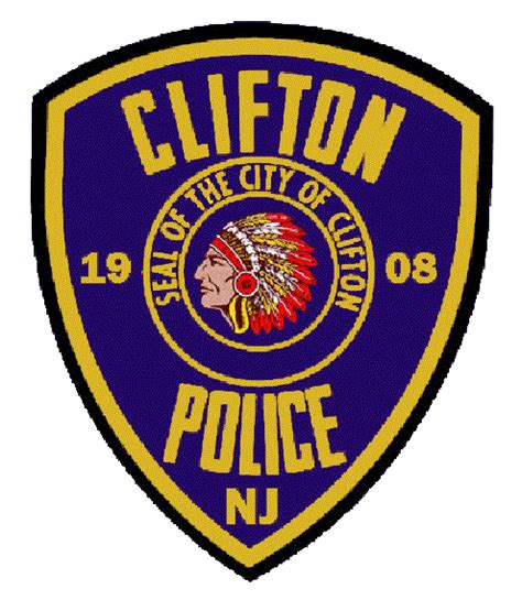 clifton pd nj police patches fire service military police clifton