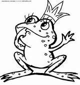 Frosch Krone Ausmalbild sketch template