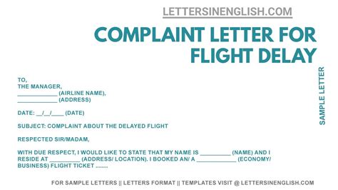 flight delay complaint letter sample complaint letter youtube
