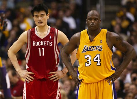 shaquille o neal tells a hilarious story about old rival yao ming for