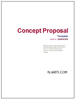 concept proposal template ms word