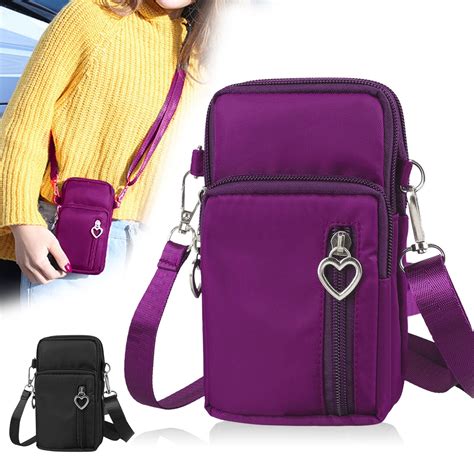 womens mini cross body cell phone shoulder strap wallet pouch bag purse arm bag high quality