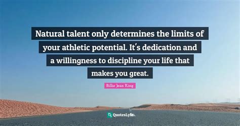 natural talent  determines  limits   athletic potential